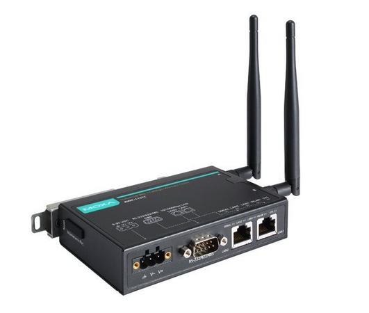 MOXA  Industrial wireless client seri/Ethernet, EU bandı, AWK-1137C