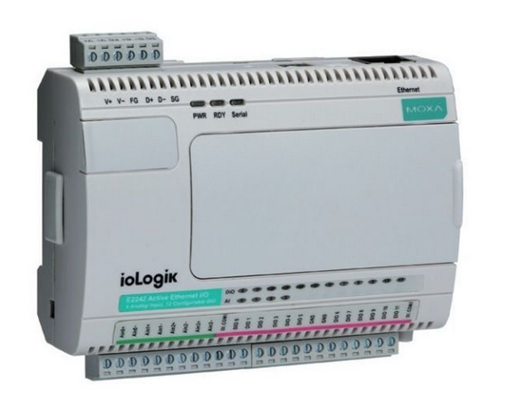 MOXA ioLogik E2210 Active Ethernet I/O Server