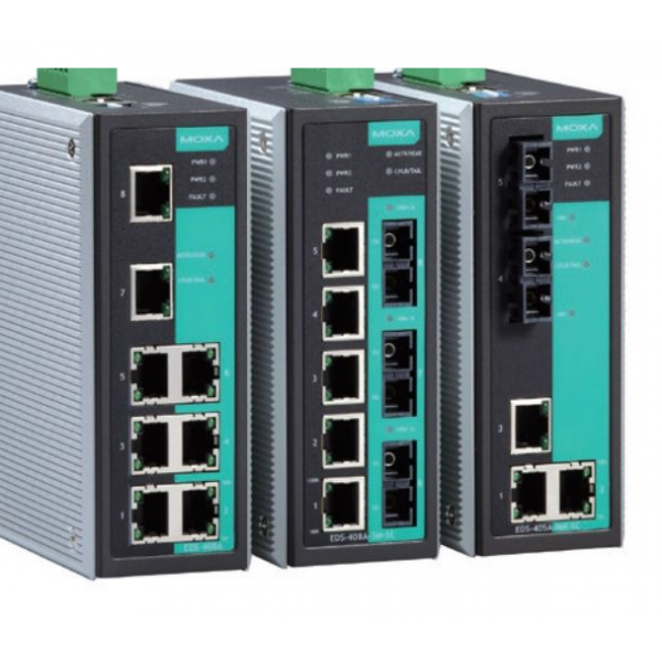 MOXA EDS-408A Managed Ethernet Switch 8 x 10/100Base