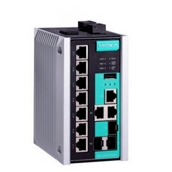 MOXA EDS-510E Managed Ethernet Switch 7 10/100BaseT(X) ports, and 3 10/100/1000BaseT